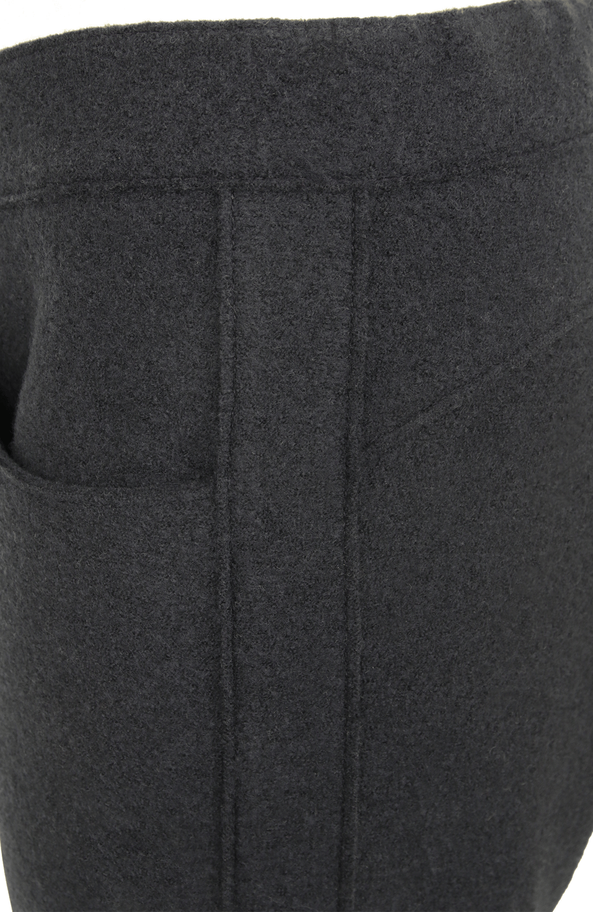 Rose Boiled Wool Pants