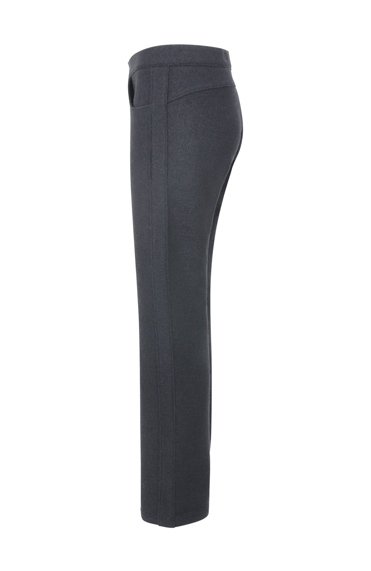 Rose Boiled Wool Pants