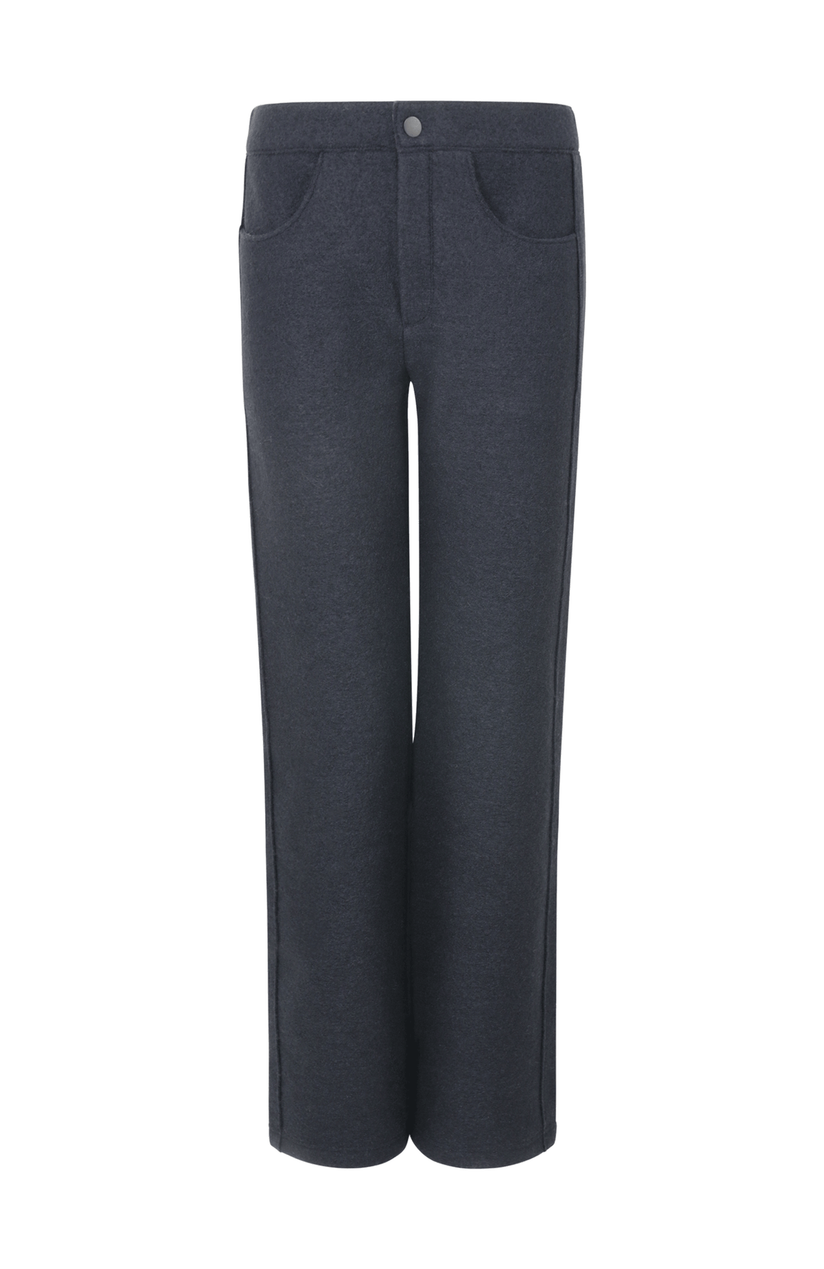 Rose Boiled Wool Pants