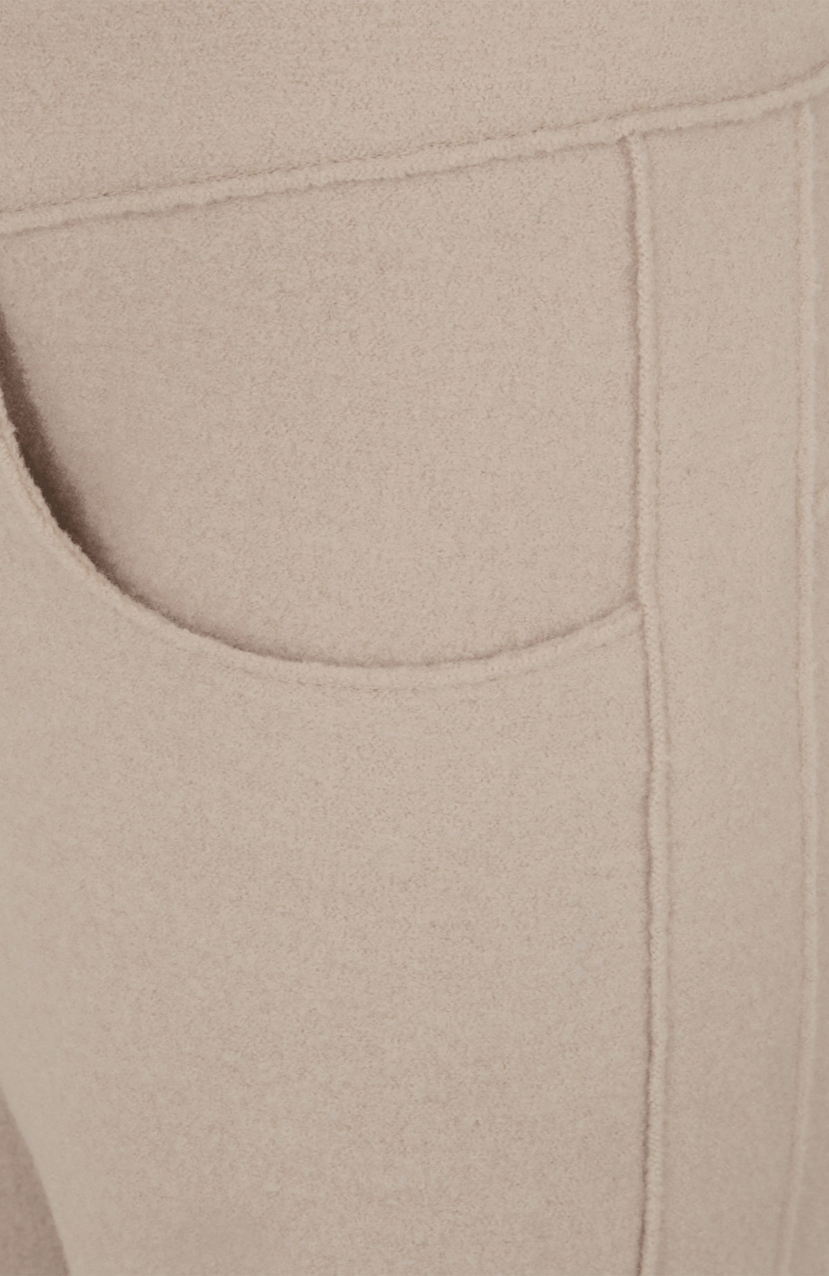 Rose Boiled Wool Pants