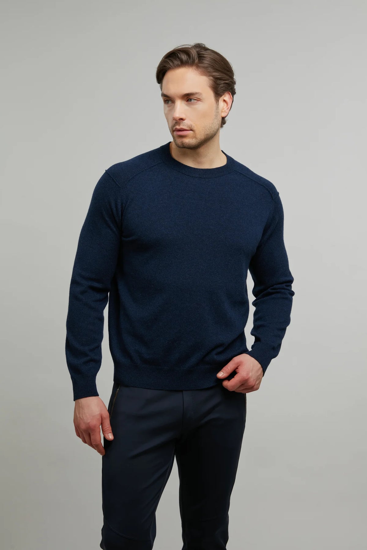 Sebastian Cashmere Crewneck Sweater