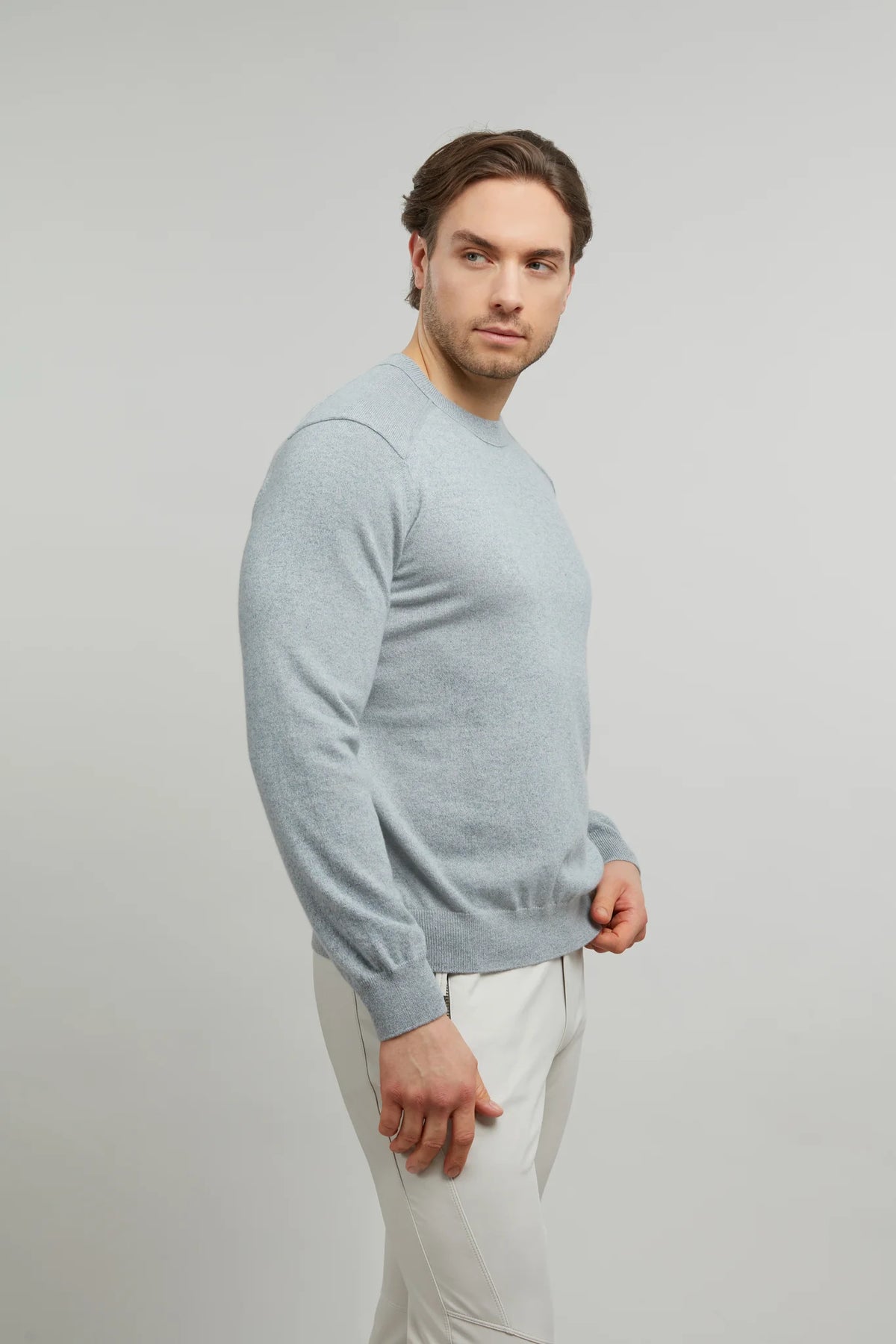 Sebastian Cashmere Crewneck Sweater