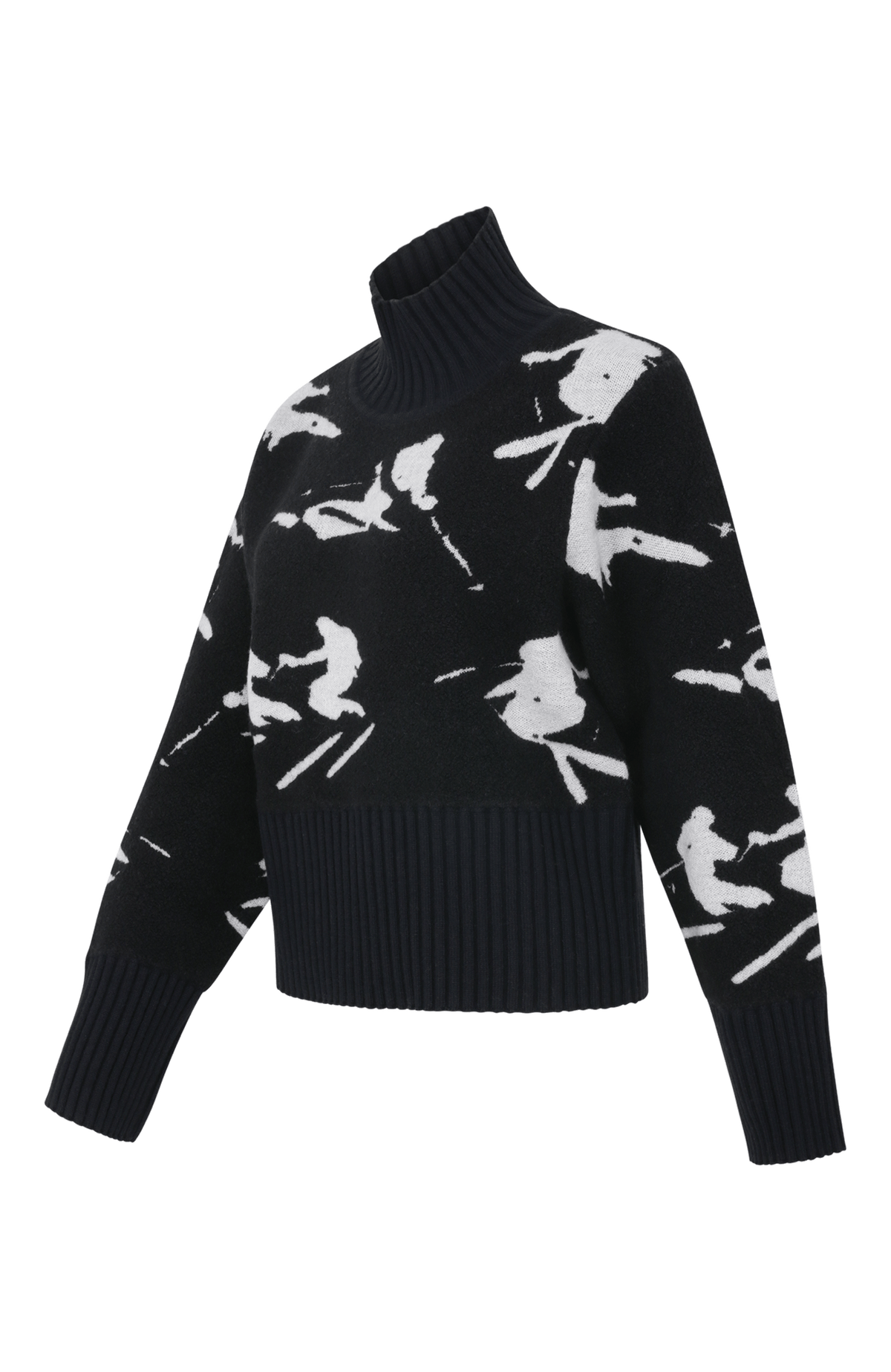 Tanja Merino Jacquard Knit Jacket