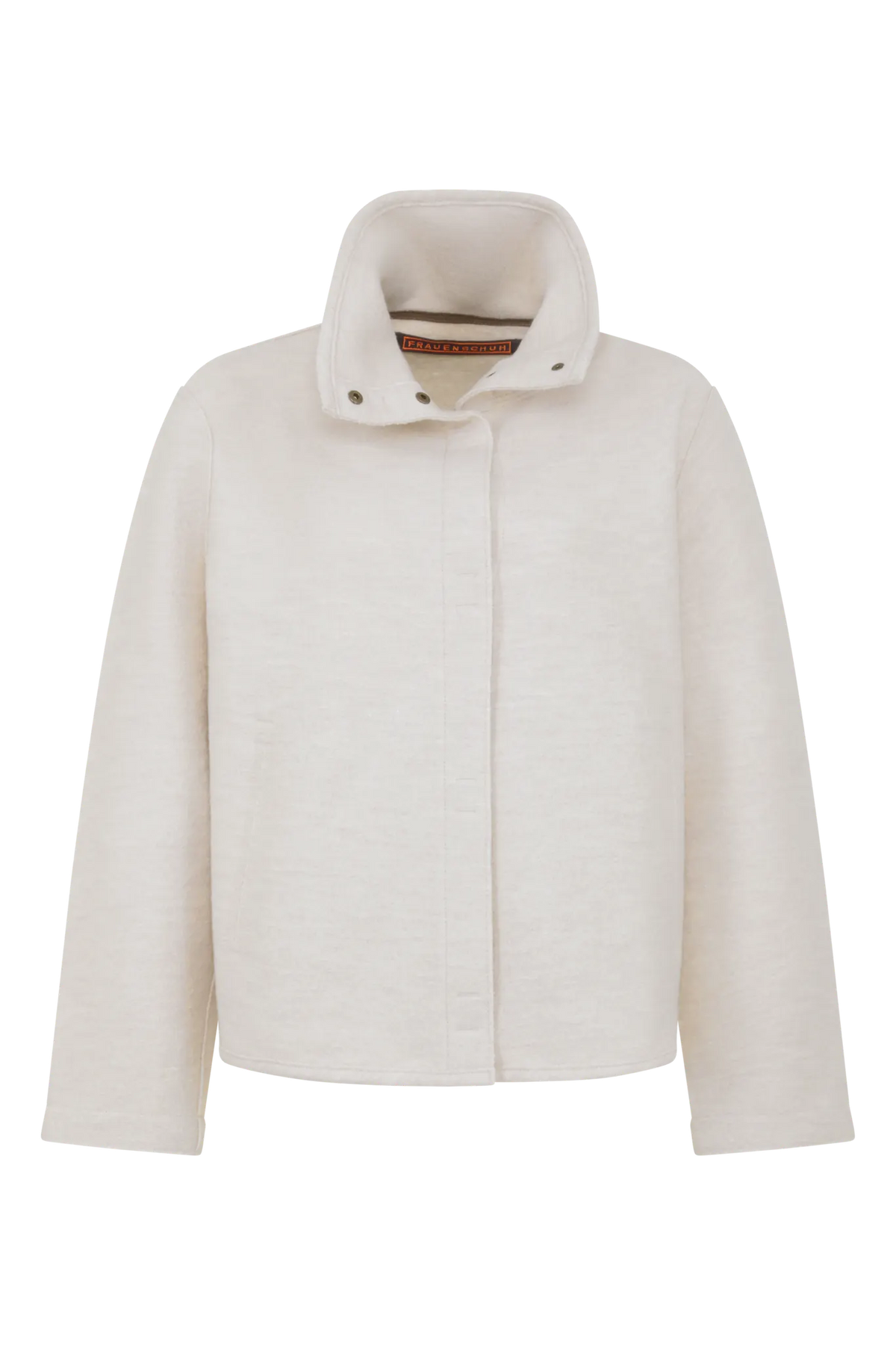 Delia Boiled Wool Cape Jacket