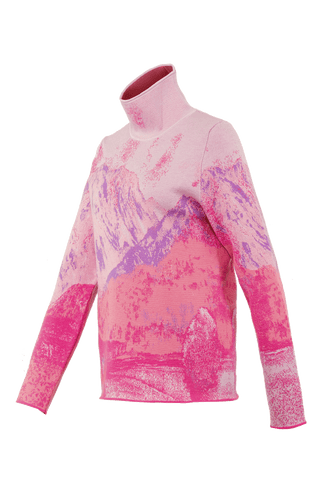 Yellowstone Sweater with Pixel Effect