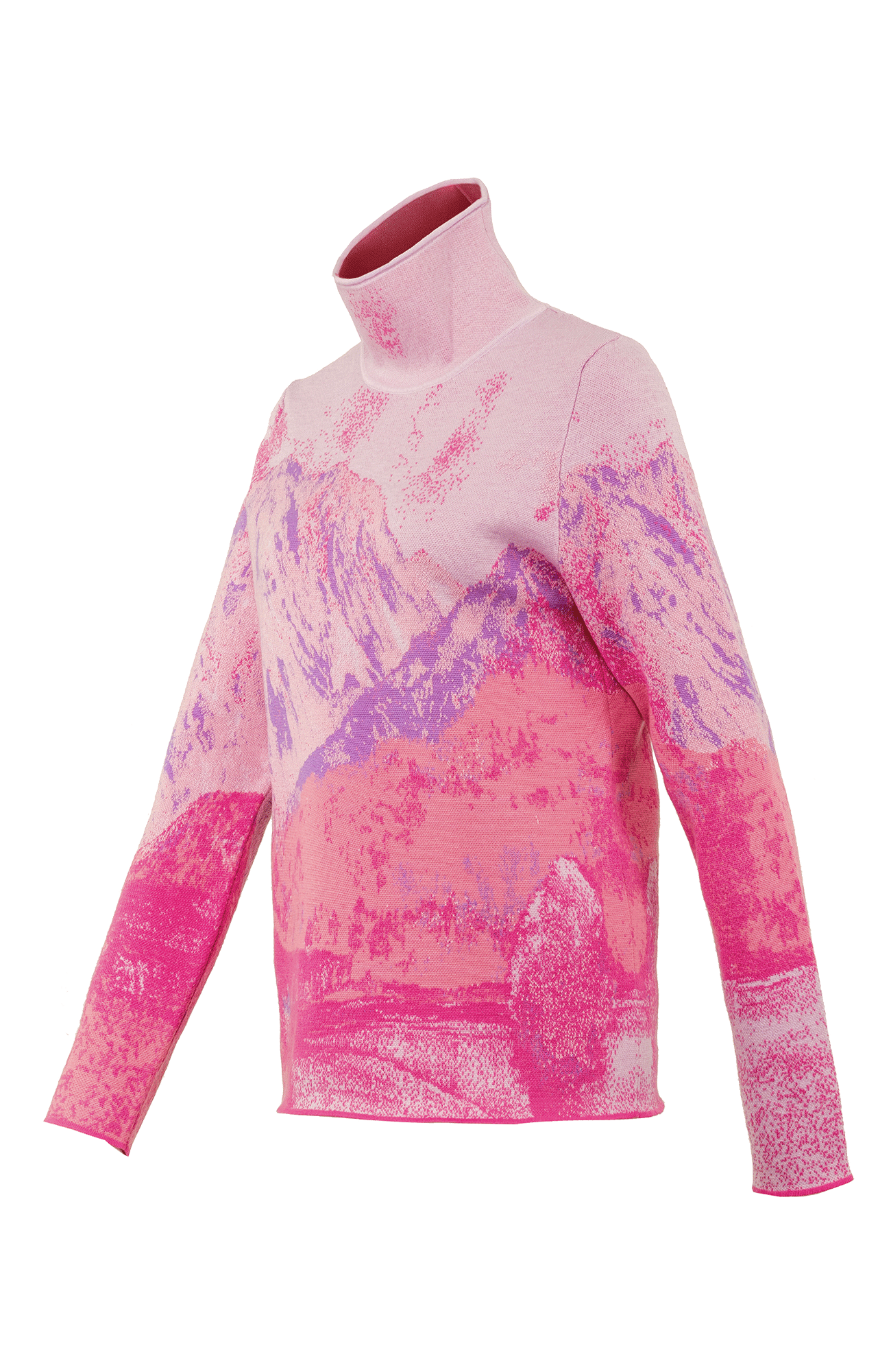 Yellowstone Sweater with Pixel Effect