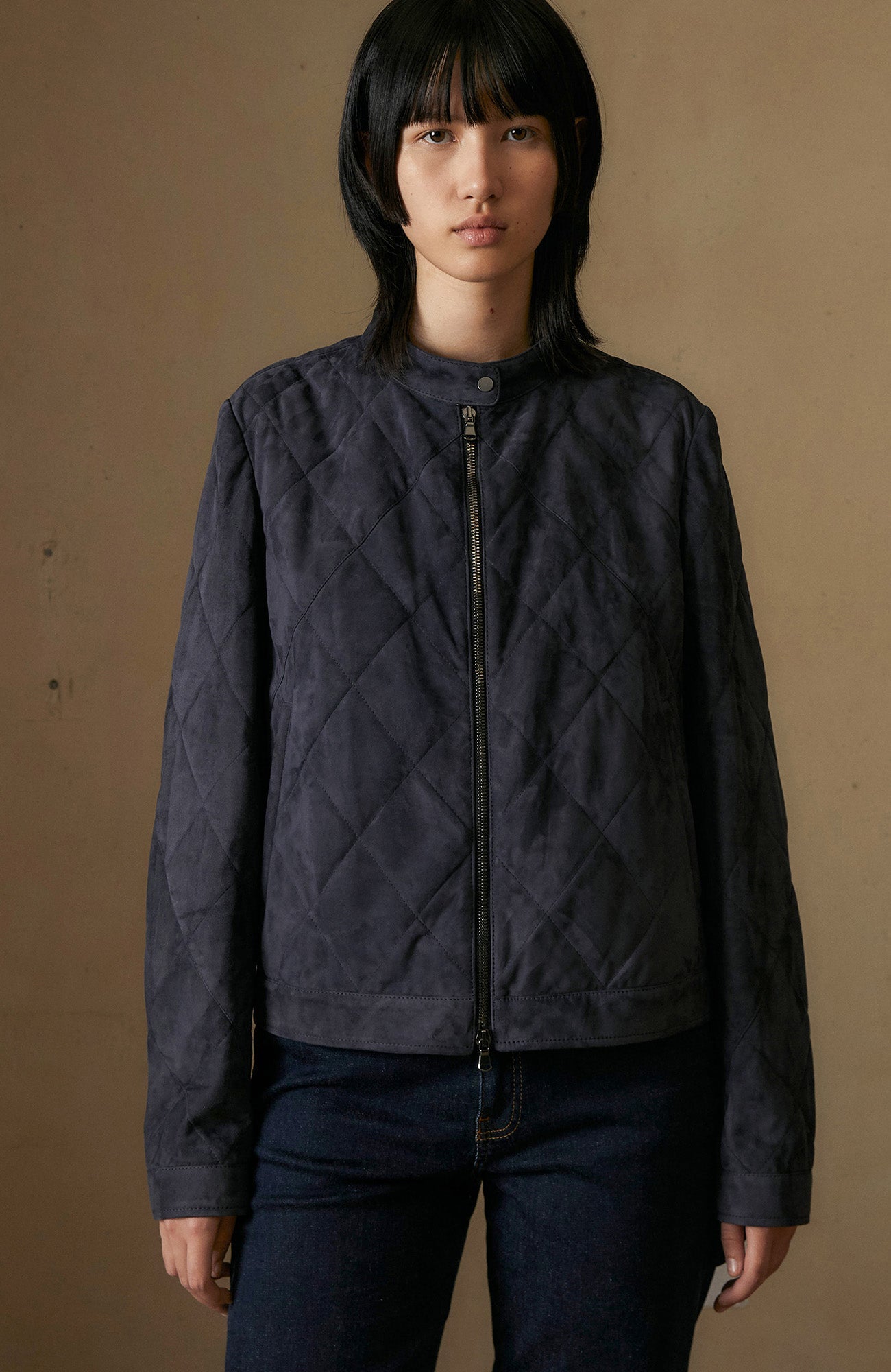 High-quality leather jacket from the Frauenschuh collection, handmade for discerning fashion fans